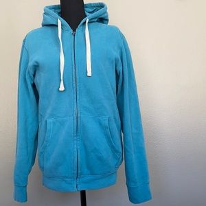 Sonoma Hooded Zip Up Sweatshirt - Turquoise